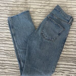 Agolde Straight Leg Blue Denim Jeans